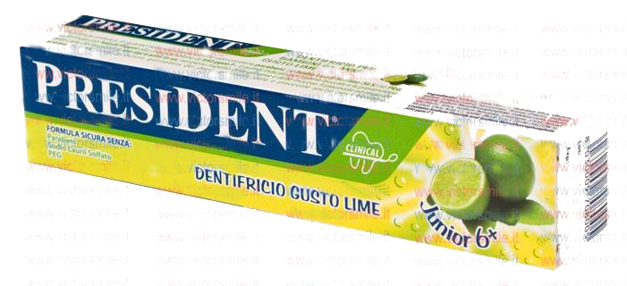 dentifricio president junior 6 + limone dentifricio president junior 6 + limone