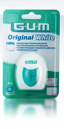filo interdentale gum original white